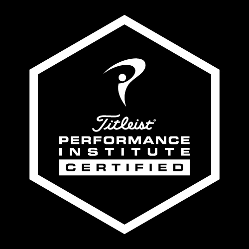 Titleist Performance Institute certified badge